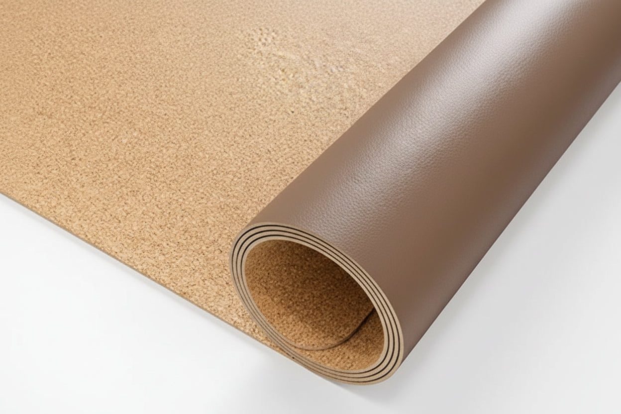 Cork Leather Desk Pad — Waterproof & Non-Slip