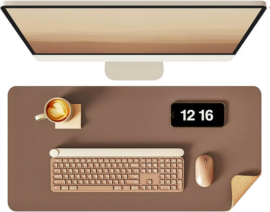 Cork Leather Desk Pad